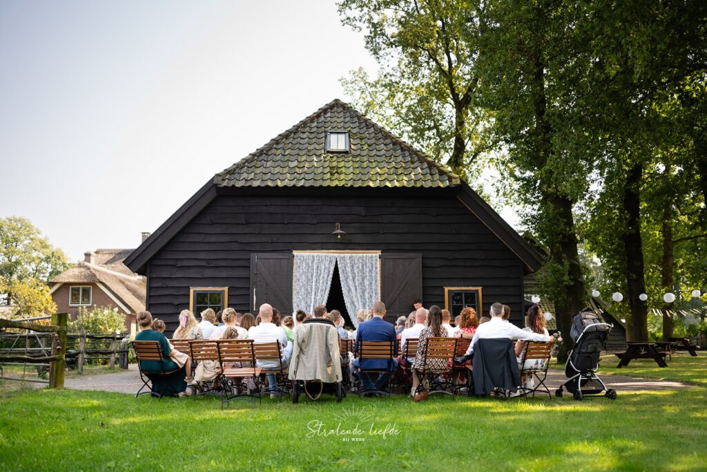 Buitenbruiloft bij Het Gagelgat