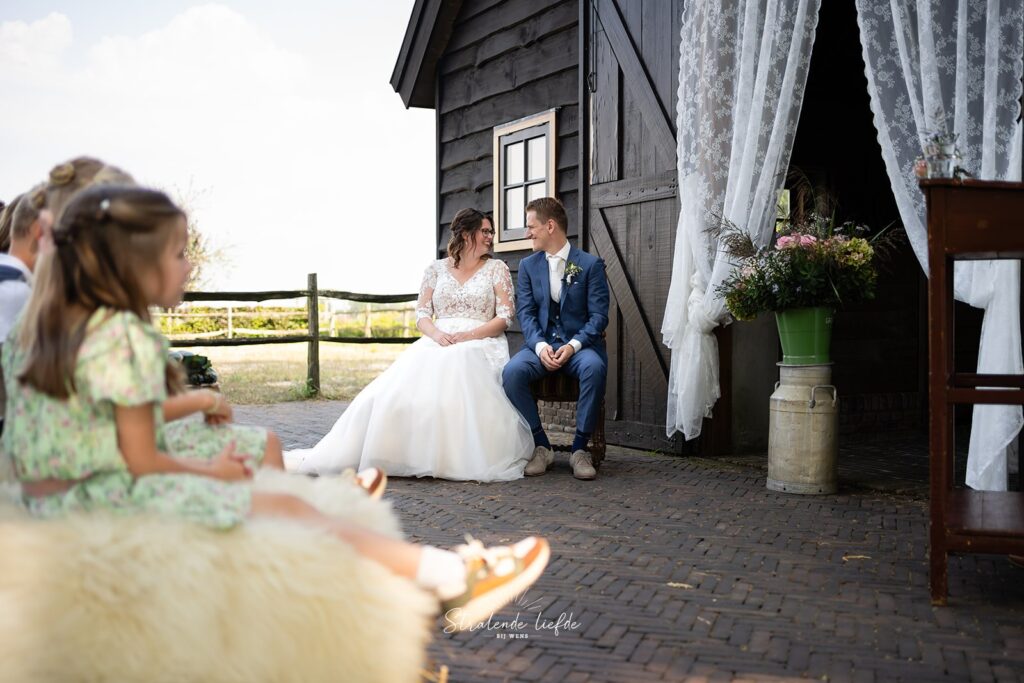 Buitenbruiloft bij Het Gagelgat