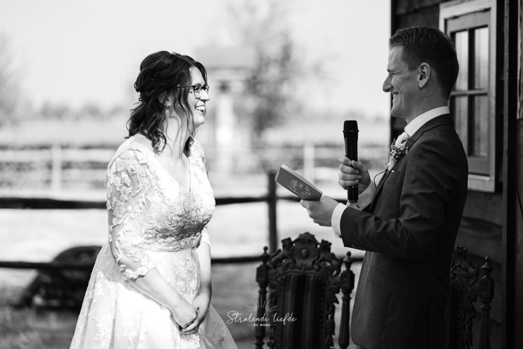 Buitenbruiloft bij Het Gagelgat