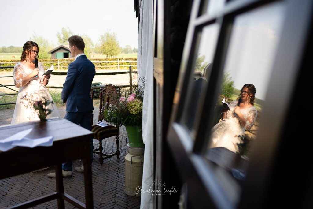 Buitenbruiloft bij Het Gagelgat